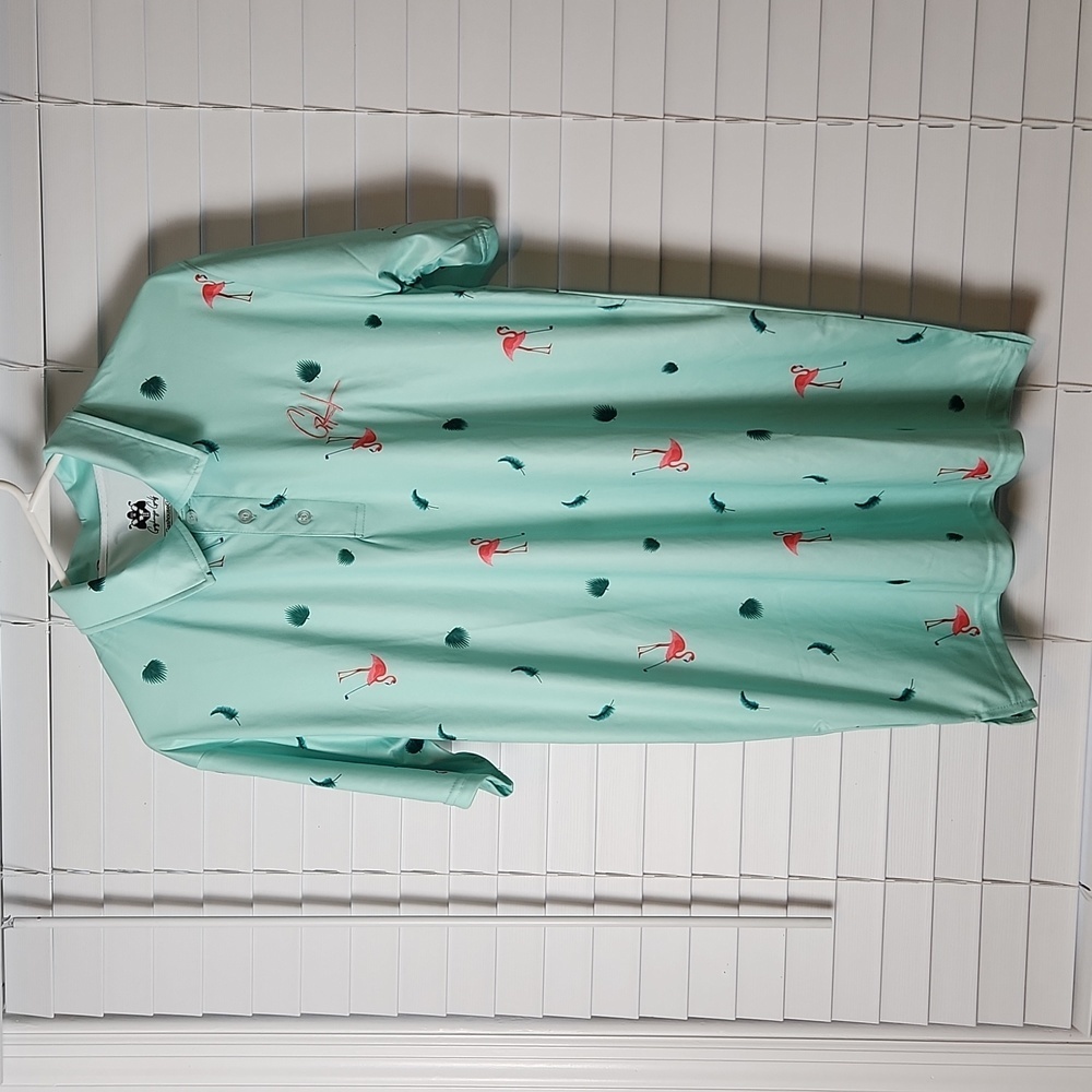 Gashouse Golf Polo Mens size large